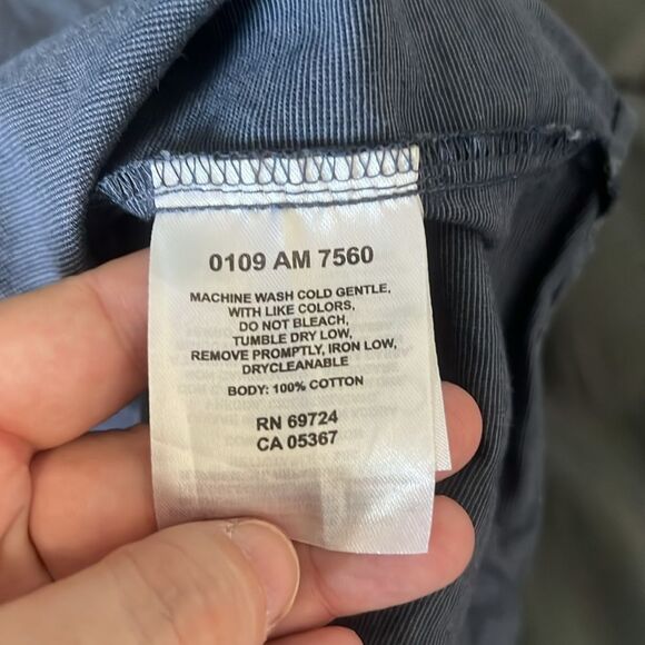 Columbia Short Sleeve Button Down Shirt Blue Size XL - Picture 3 of 7